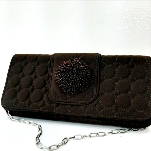 NWOT Vera Bradley Beaded Pom-Pom purse - Picture 1 of 5